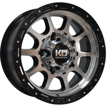 King Offroad Wheels Razor Gloss Black Machined Aftermarket Accessory